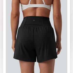 NWT Halara Softlyzero Airy shorts Medium Black 5 inch inseam